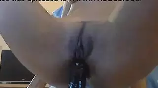 أرنبة الثلج تُملأ بقضيب أسود كبير